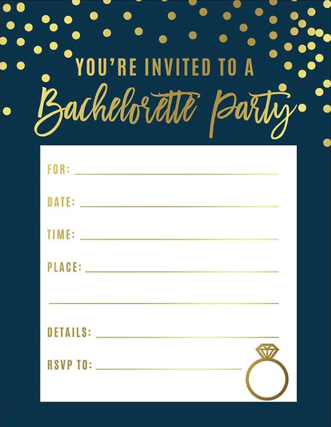Bachelorette Party Invitation Template Bachelorette Party Invitation Template