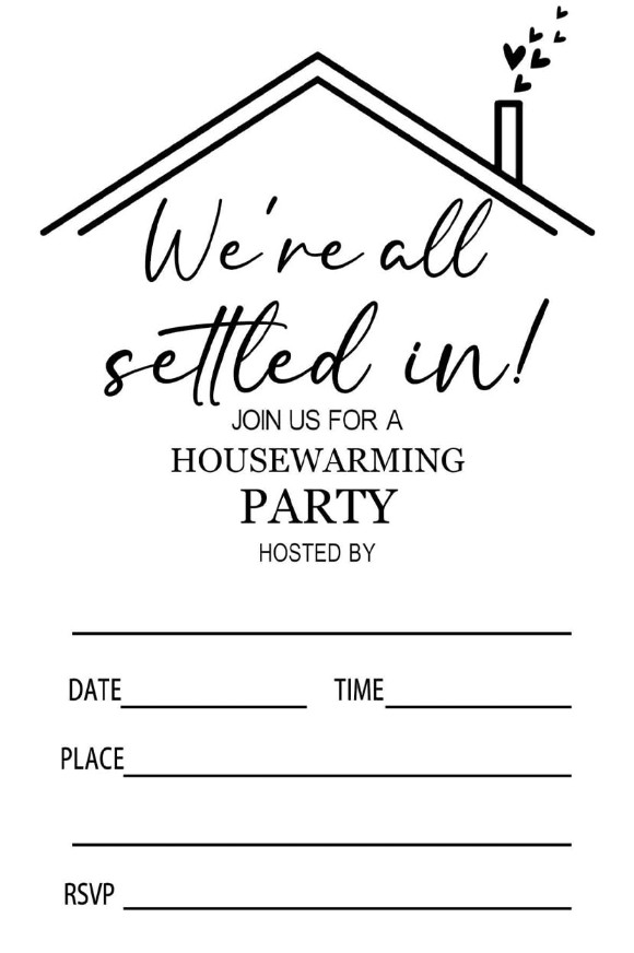 Housewarming Party Invitation Template Housewarming Party Invitation Template