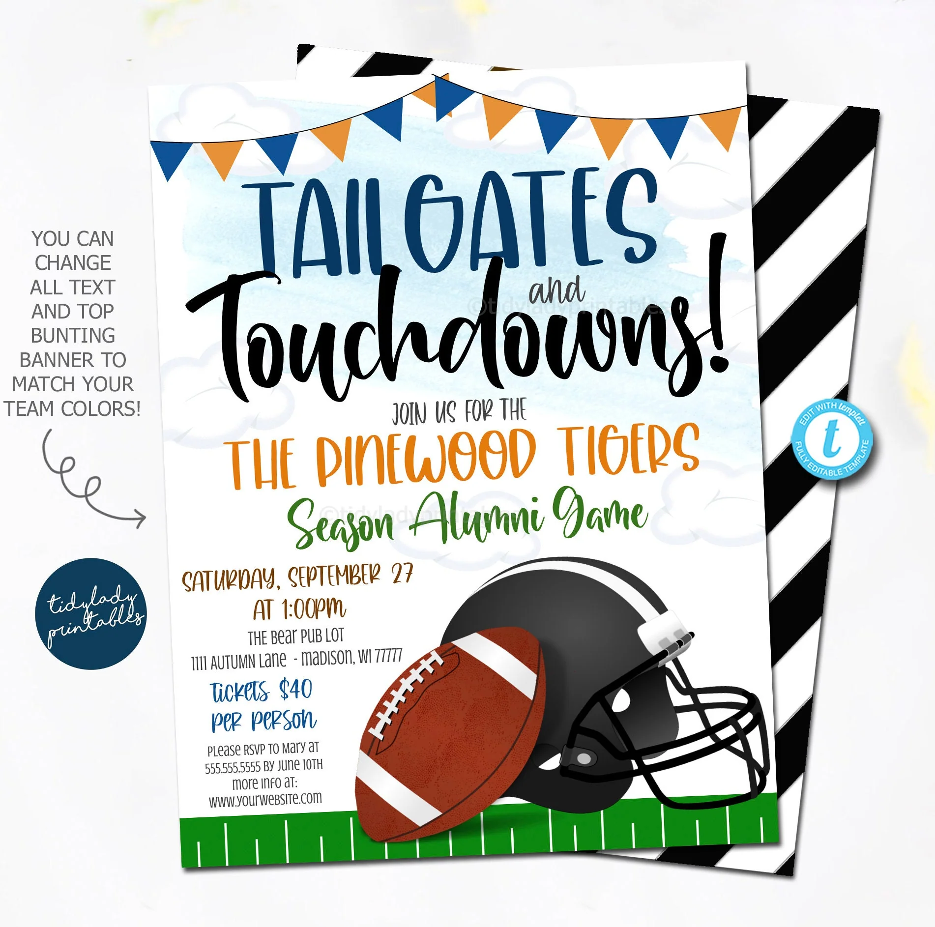 Tailgate Party Invitation Template Example Tailgate Party Invitation Template Example